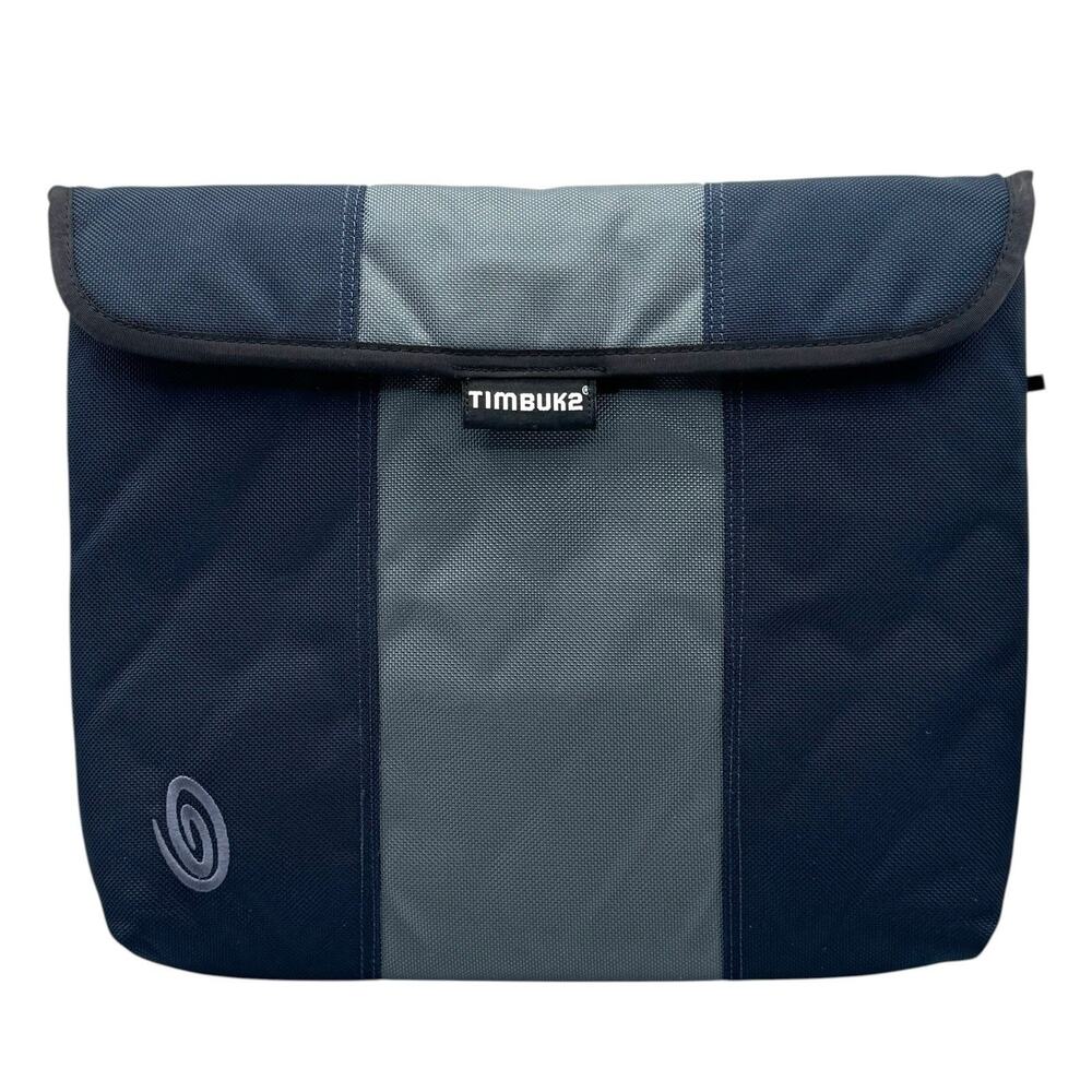 Timbuk2 Laptop Sleeve Case 13 Inch Navy Blue Gray Padded Color Block Soft Bag